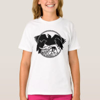Camisas Raven de Menina Raven / Camiseta Crow Art