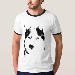 Camisas roncas do rouco do cão de trenó do miúd