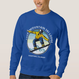 Camisas SNOWBOARDER de texto personalizado