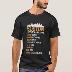 Camisas Sotaque de Boston Tradutor Sotaque de Bost