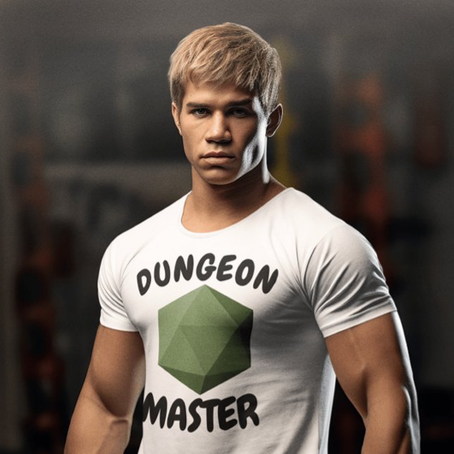 CAMISAS T DE JOGOS DO DUNGEON MASTER RPG DICE (Criador carregado)