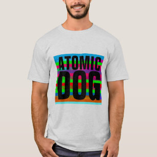 CAMISAS T DE VINTAGEM DE CÃO ATÔMICO