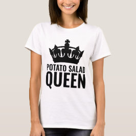 CAMISAS T-RAINHAS DE BATATA DE SALADA
