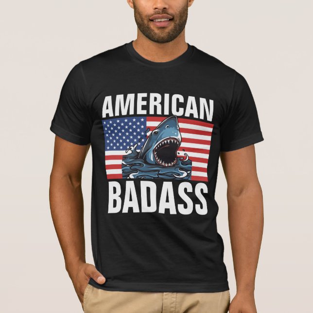 CAMISAS T-SHARK PATRIOT AMERICANAS (Frente)