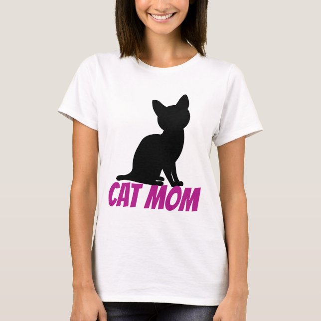 CAMISAS T-SHIRTS DA MÃE DE GATO (Frente)