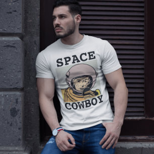 CAMISAS T-SHIRTS DOS HOMENS DO SPACE COWBOY