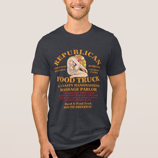 Camisas T VD STD Trump Drive Through Bribe Window  (Frente)