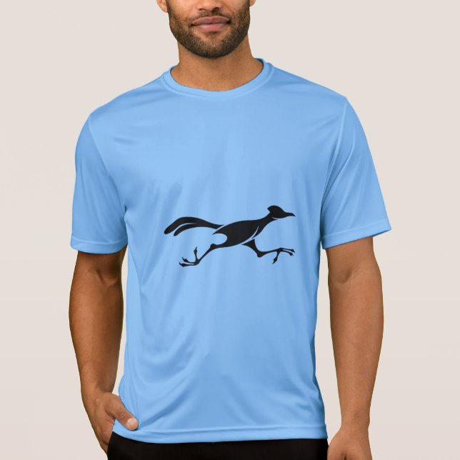 Camisas Tech Azuis Road Runner Performance (Frente)