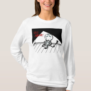 Camisas tristes do robô