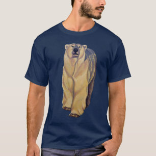 Camisas unisex da arte do urso polar das camisas