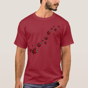 Camisas unisex do joaninha dos t-shirt do joaninha
