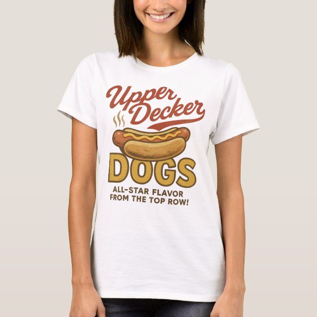 Camisas Upper Decker Dogs – Cachorro Quente Vintag (Frente)