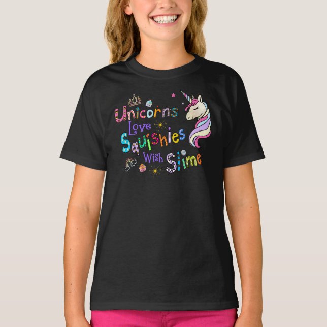 Camiseiros Unicórn Slime T-Shirt (Frente)