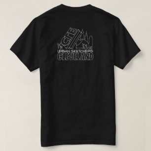 Camiseiros Urbanos Cleveland Black T-Shirt - Unise