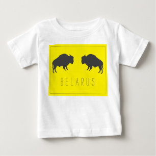 Camiseta З de Bison da Bielorrússia у б р Б е а р л у с ь e