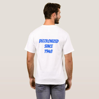 Camiseta י Israel descolonizado ש ר א ל צִ sionistas י וֹ נ