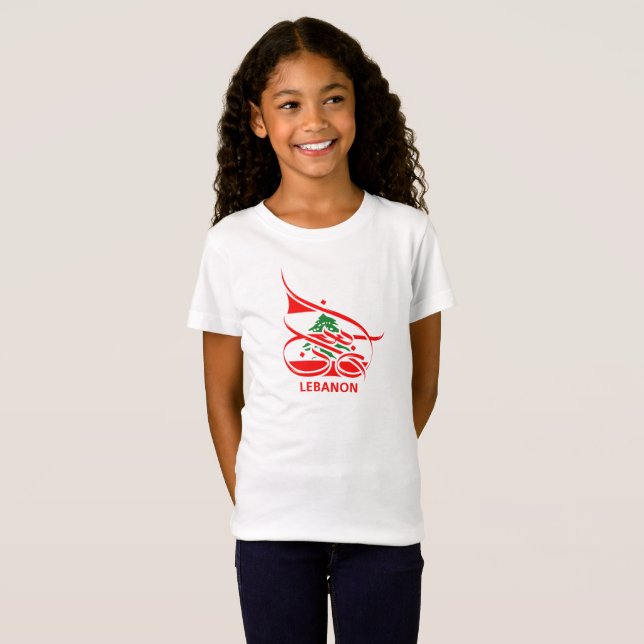 Camiseta لبنان de Líbano (Frente Completa)
