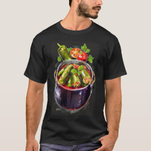 Camiseta م ح ش ك و ي س ا ب ا ذ ن ج Mahshi Zucchini Enchi
