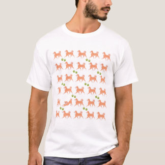 CAMISETA かわいいしばいぬがいっぱい