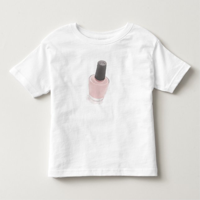 CAMISETA さななれじ　ピンクの化粧品の小瓶 (Frente)