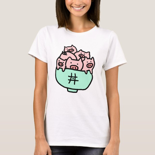 CAMISETA ぶた丼 (Frente)