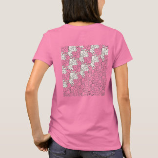 CAMISETA ウサギ・タイルのテセレーション（WL）