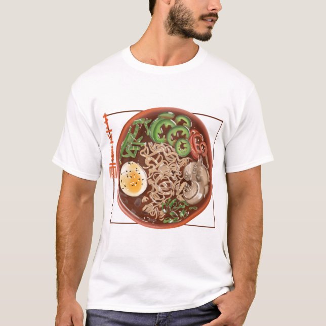 Camiseta ラ メ ン Ramen (Frente)