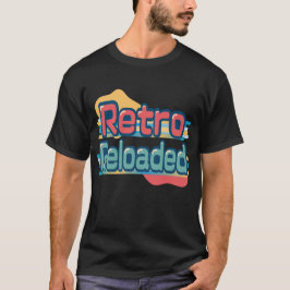 Camiseta レトロTRetro Reloaded Bold Vintage Style Graphic tee