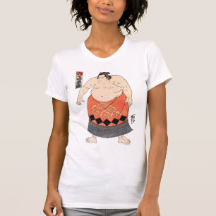 Camiseta 力 士, 国 Sumo Wrestler, Kuniyoshi, Ukiyo-e