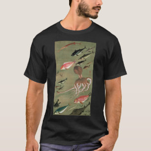 CAMISETA 動 植 綵 絵(27)諸 図, 魚, 伊 藤 若