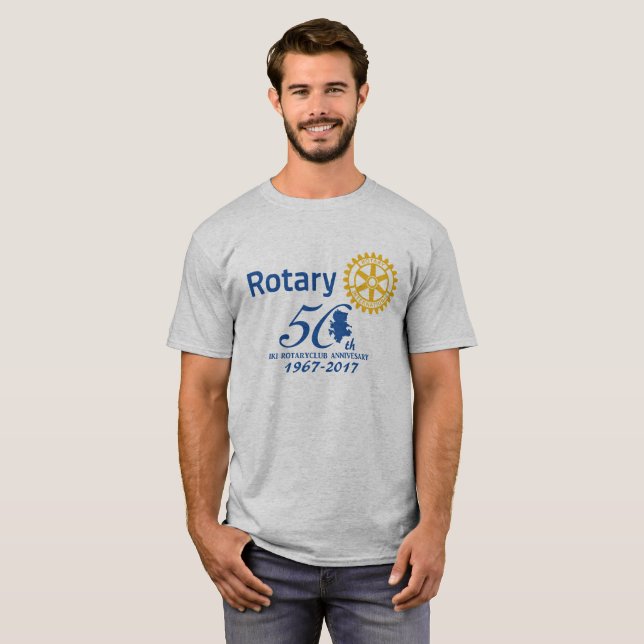 CAMISETA 壱岐ロータリー50周年記念ロゴTシャツ (Frente Completa)