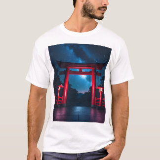 Camiseta 「天の川の鳥居(Torii of the Milky Way)」