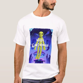 CAMISETA 宇宙人の柄のTシャツ