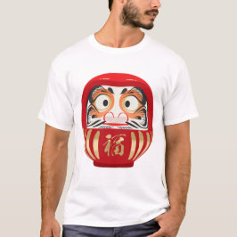 Camiseta 日本の縁起の象徴「だるま」 A symbol of Japan's auspicious symbo
