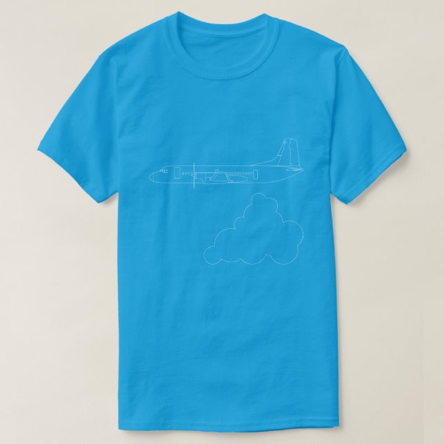 CAMISETA 日本の飛行機「YS-11」 (Frente do Design)