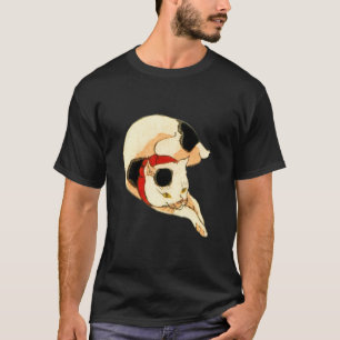 Camiseta 日本猫, gato japonês do 国芳, Kuniyoshi, Uki