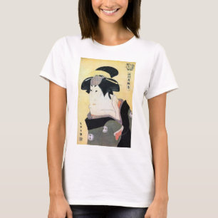 Camiseta 江戸の歌舞伎役者, atores de Edo Kabuki do