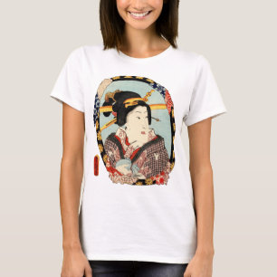 Camiseta 江 戸 歌 舞 伎 役 者 豊 国, の Ator Edo Kabuki, Toyokuni,