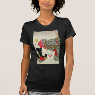 Camiseta 猫 が き, 芳 年 Adoro Gatos, Yoshitoshi, Ukiyo-e