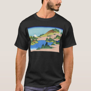 Camiseta 相 州 箱 湖 水, 北 根 Ver o Monte Fuji de Hakone, Hokusai