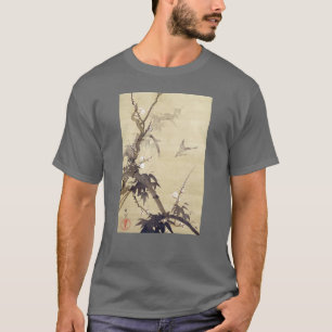 Camiseta 竹 に 鳥, 其 Bird e Bamboo, Kiitsu, Arte do Japão