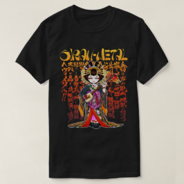 CAMISETA 花魁メタル OIRAN-METAL