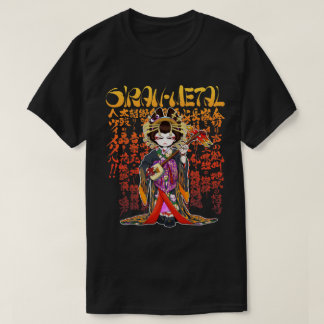 CAMISETA 花魁メタル OIRAN-METAL