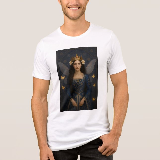 Camiseta 006_A fairy princess in royal blue. (Frente)