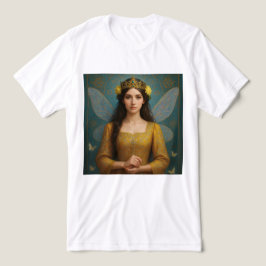 Camiseta 007_A fairy princess in golden yellow.