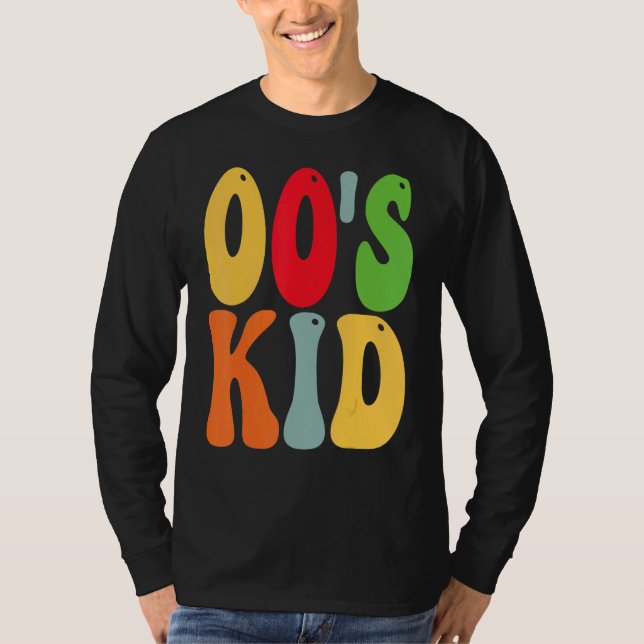 Camiseta 00's Kid Outfit Women Men Vintage Retro (Frente)