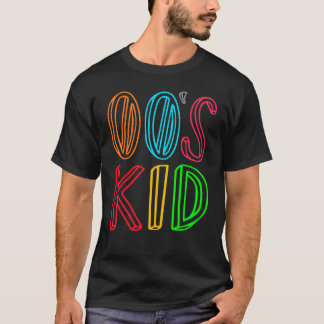 Camiseta 00's Kid Outfit Women Men Vintage Retro 2000's Kid