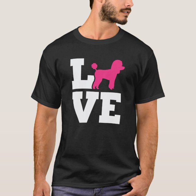 Camiseta 01 Amor de Poodle (Frente)