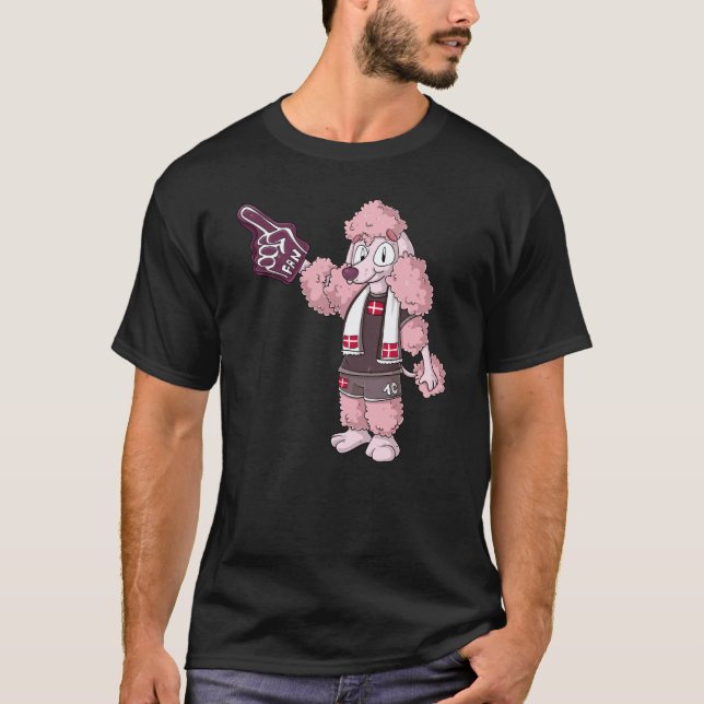 Camiseta 01 Fã Poodle Dinamarca (Frente)