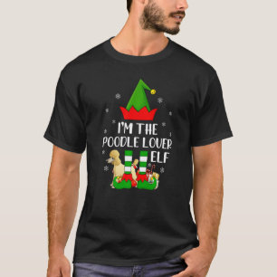 Camiseta 01 Família Combinada Eu Sou O Poodle Elf Natal